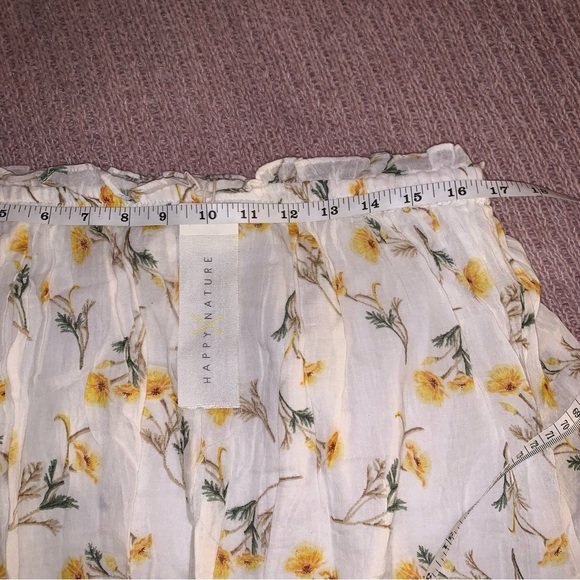 Floral White Midi Dress - Picture 3 of 7